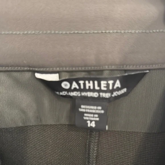 Athleta Green Track Pants with Hybrid Design - Picture 13 of 13